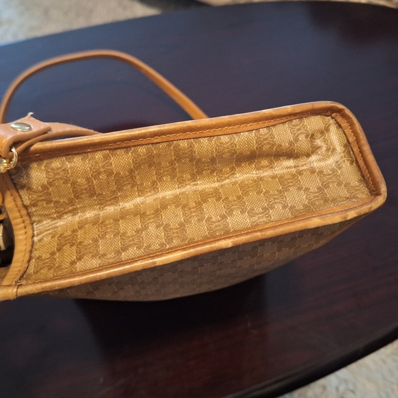 Vintage Celine Macadam Clutch Converted Crossbody H 8”x W 10” Pre loved - Picture 7 of 9